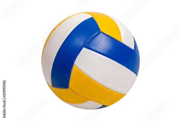 Fototapeta Volleyball Ball Isolated on White Background