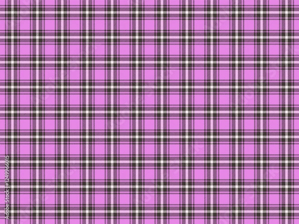 Obraz Plaid Fabric Pattern Background Vector