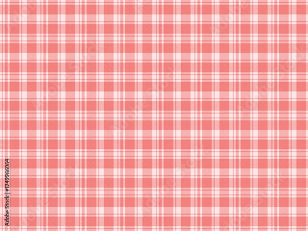 Obraz Plaid Fabric Pattern Background Vector