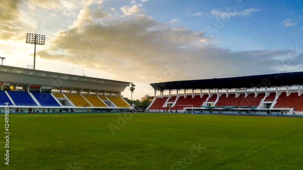 Obraz Beautiful twilight at stadium.