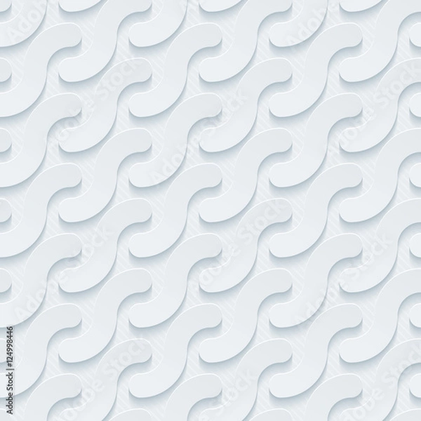 Obraz Light gray seamless background. Neutral tileable vector pattern.