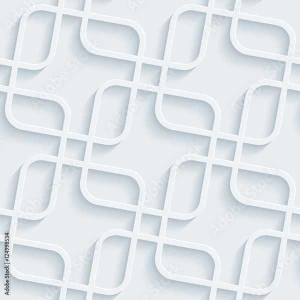 Fototapeta Light gray seamless background. Neutral tileable vector pattern.