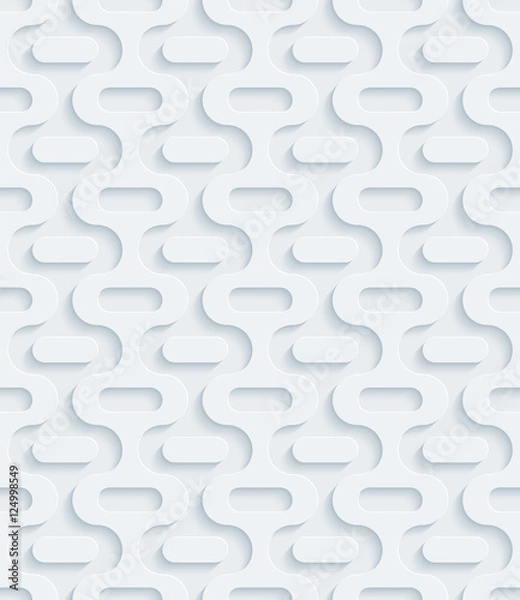 Obraz Light gray seamless background. Neutral tileable vector pattern.