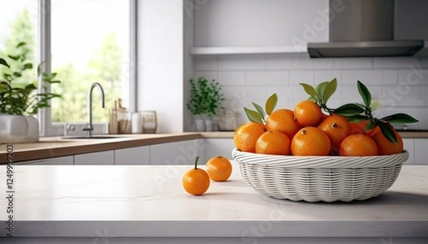 Obraz Mandarinen in einem Korb