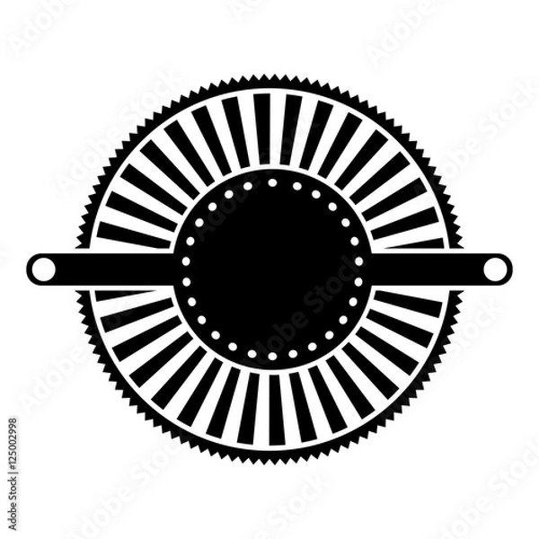 Fototapeta emblem or label icon image vector illustration design 