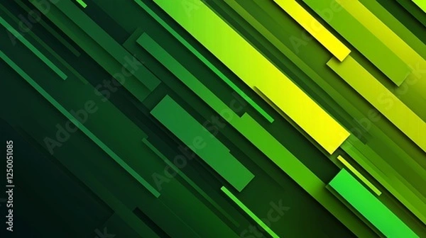 Fototapeta Green abstract tech background