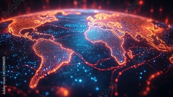 Obraz "Global Perspectives: Unfolding Geopolitical Stories"