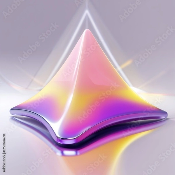 Fototapeta abstract background with glowing lines