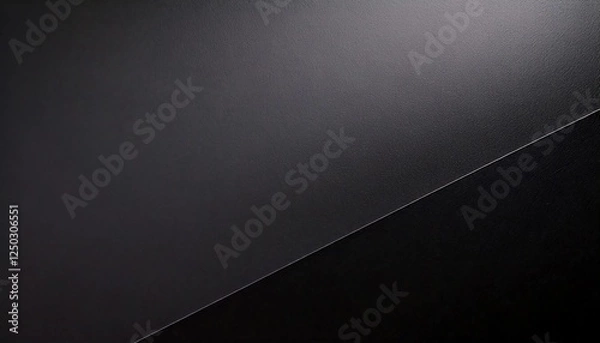 Fototapeta モダンな光と影　シンプルで洗練されたグラデーション背景　背景　黒い