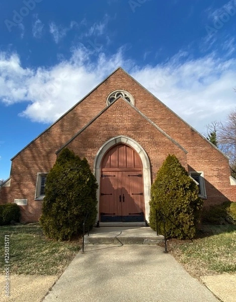 Obraz Church front door