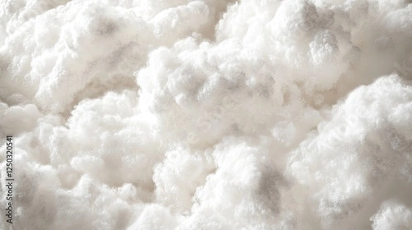Obraz Abstract fluffy white fiber background, soft and delicate texture