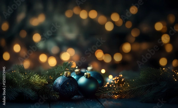 Obraz christmas tree lights