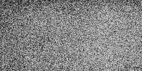 Fototapeta Black and White Noise Texture Background, High-Resolution Grainy Abstract Pattern, Digital Static Effect