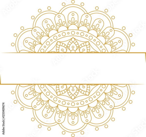 Obraz Mandala Text Frame
