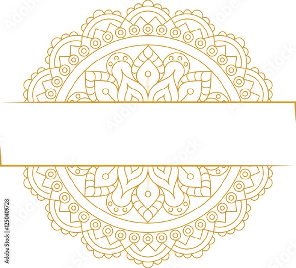 Obraz Mandala Text Frame