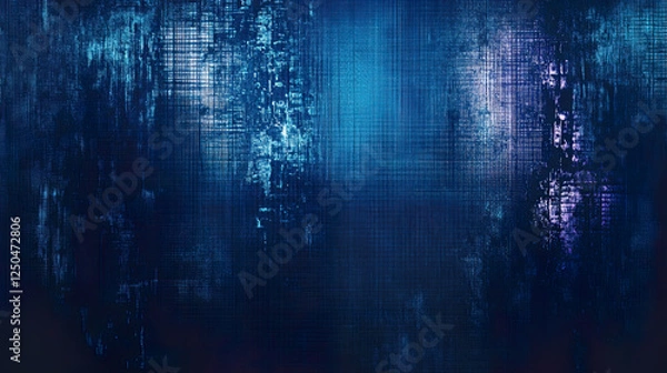 Fototapeta Color glitch overlay digital noise abstract glitch on dark black