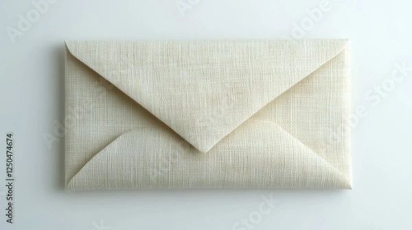 Obraz Elegant Closed Envelope on Soft Background for Stationery Projects