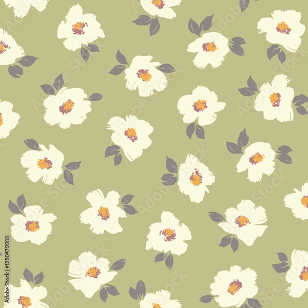 Obraz Beautiful floral pattern perfect for textile design,