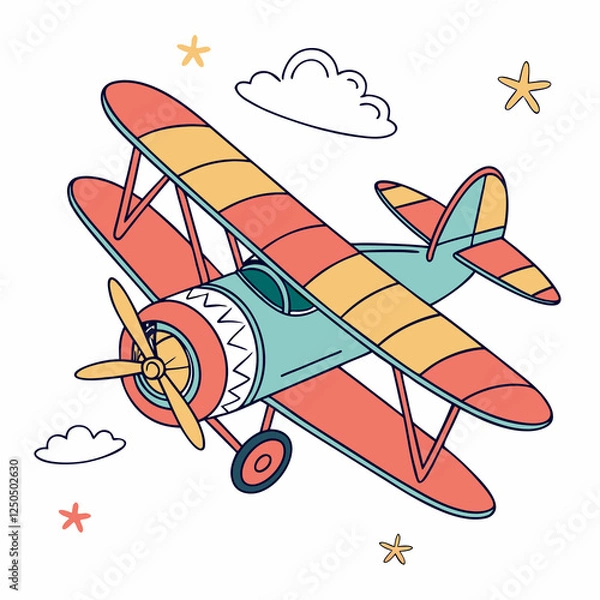 Obraz vector illustration of airplane