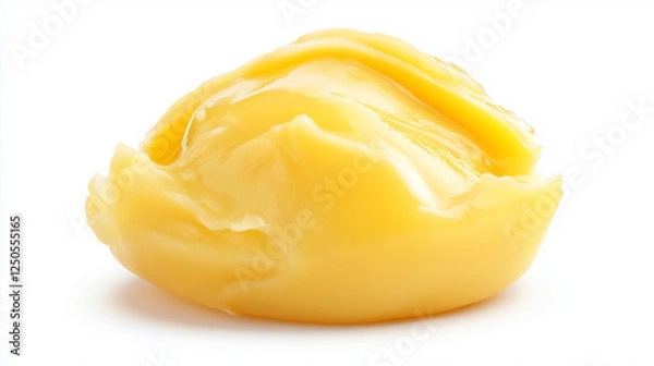 Fototapeta Ghee isolated on white background