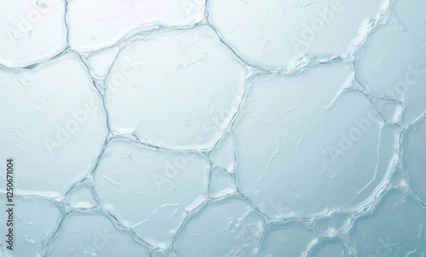 Fototapeta Transparent water bubbles on a soft background