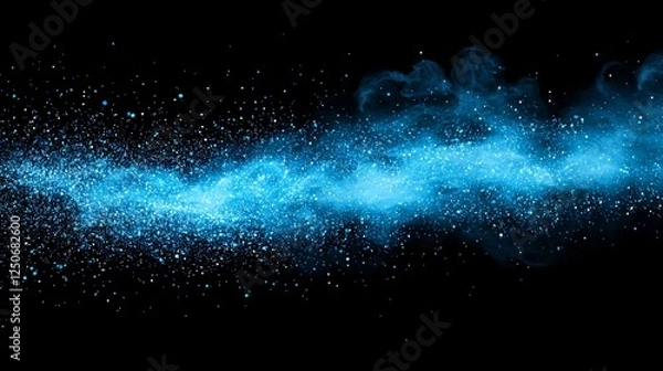 Obraz Mystical sparkling light background with shimmering fairy dust floating in a dark space, creating a magical mood. --chaos 20 --ar 16:9 --quality 2 --v 6.1 Job ID: 0c3b6e92-038e-49a3-b481-88e16557df81