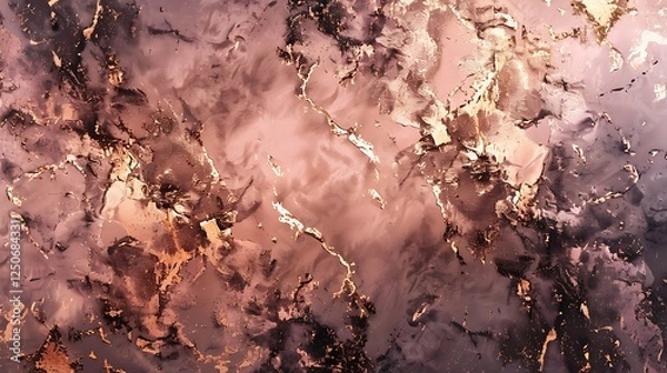 Fototapeta Luxury Marble Texture with Gold Veins - Abstract Background