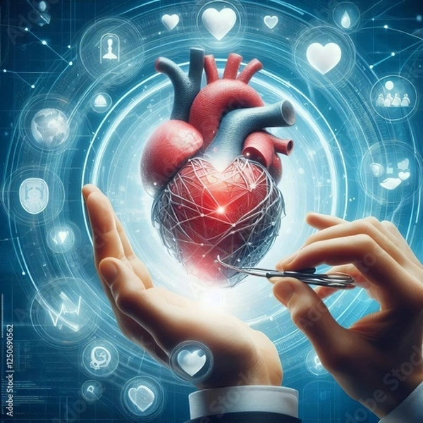 Obraz Heart Represents and compassion