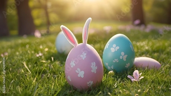 Obraz Easter bunny egg