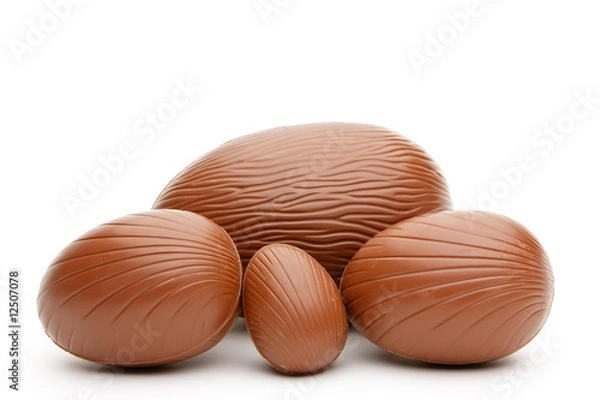 Obraz Chocolate easter eggs
