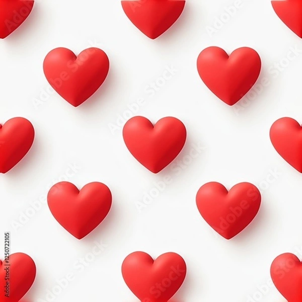 Obraz Abstract Heart Background for Love and Romance Themes Valentines day 
