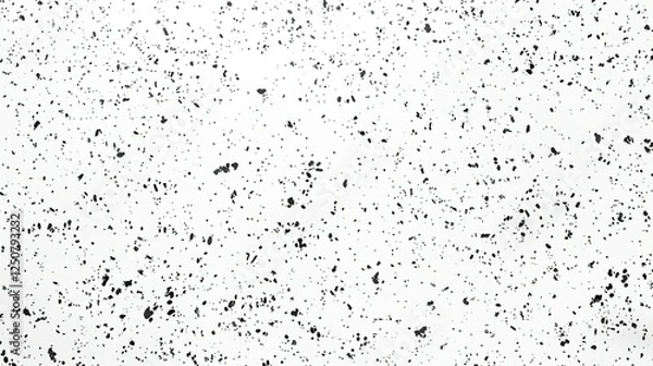 Fototapeta Close-up of grey terrazzo surface with natural and organic texture, featuring small rocks scattered throughout. Plain white background highlights the color contrast and intricate details.