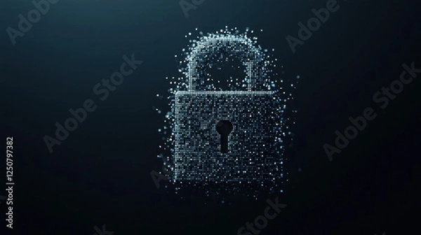 Fototapeta Cyber attack response data breach cybersecurity insights digital space