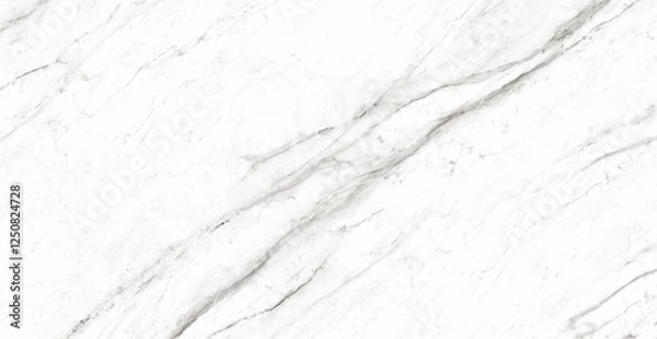 Fototapeta White tile ceramic, seamless texture square dark gray veins for floor and wall. 3D Rendering