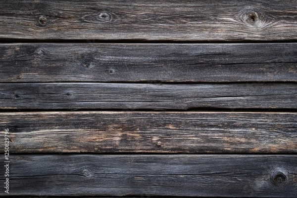 Fototapeta Close-up view of a wooden wall with visible knots, great for interior design or rustic themed concepts