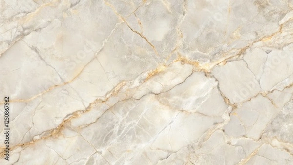 Fototapeta Elegant Light Marble Background with Gold Veins and Subtle Texture