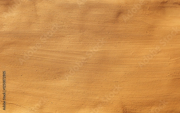 Fototapeta Pattern of texture clay house structure. Wall of soil house. Mud background and vintage tone, soft picture