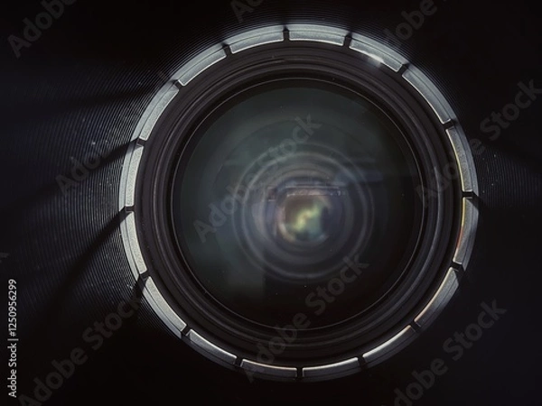 Obraz Camera lens close up