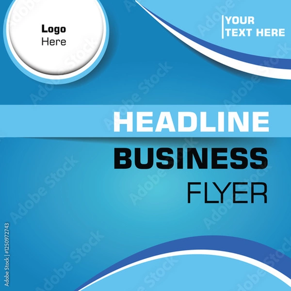 Obraz business flyer templates, vector template