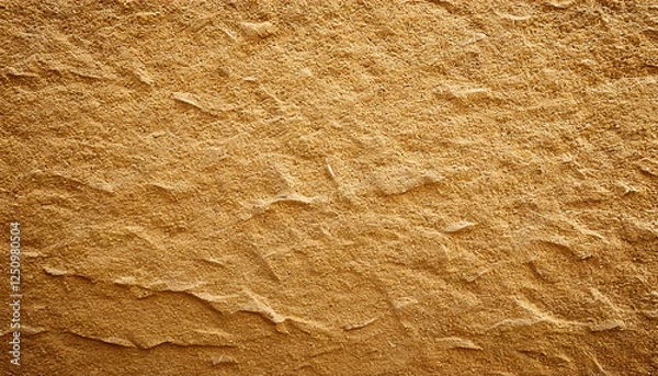 Fototapeta Natürliche Sandsteinmauer mit warmer Farbgebung und strukturierter Oberfläche. Ideal als Hintergrund, Textur oder für Architektur- und Designprojekte.