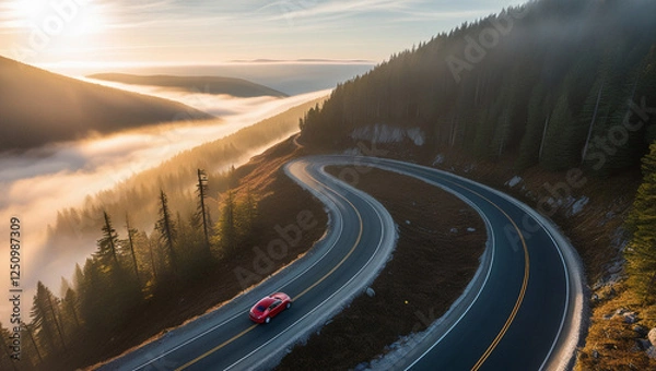 Obraz driving on the highway