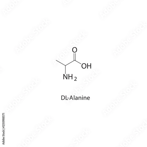 Fototapeta Allyl (hydroxymethyl)- carbamate skeletal structure.Carbamate compound schematic illustration. Simple diagram, chemical structure.