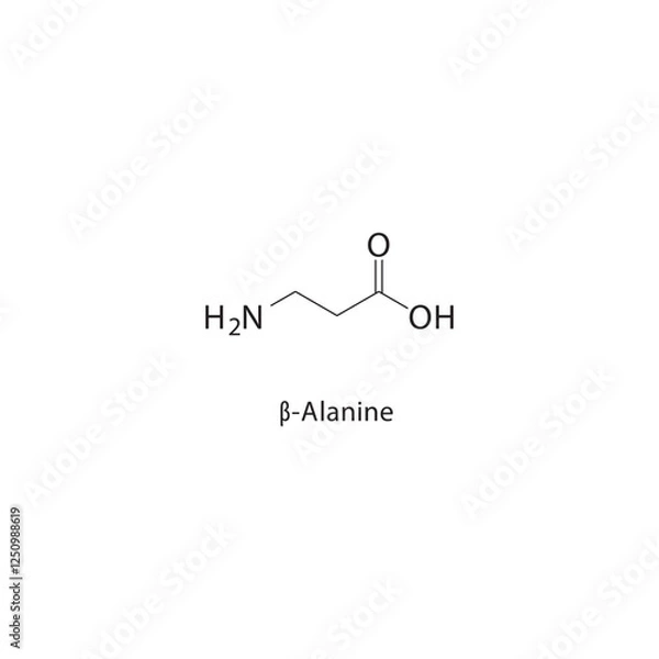 Fototapeta Allyl methacrylate skeletal structure.Methacrylate ester compound schematic illustration. Simple diagram, chemical structure.
