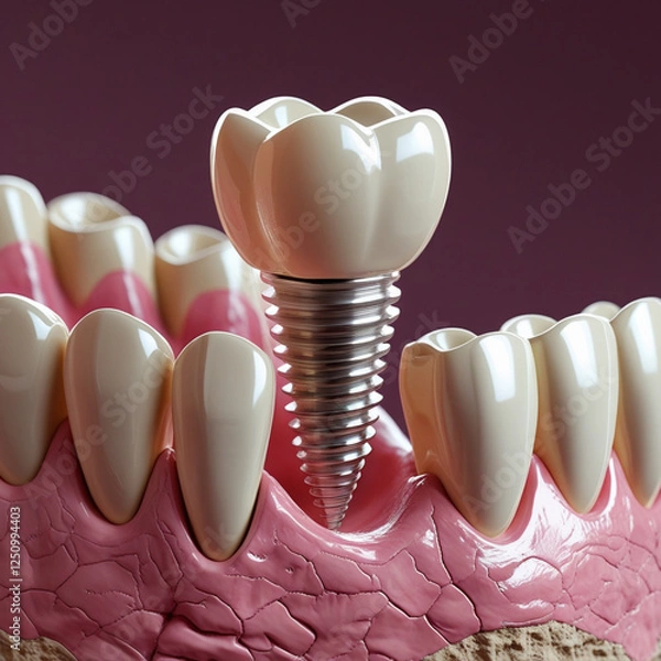 Obraz tooth and dental tools