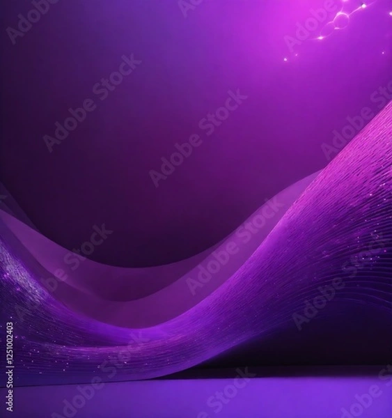 Fototapeta abstract purple background with lines. Created using Generative Ai