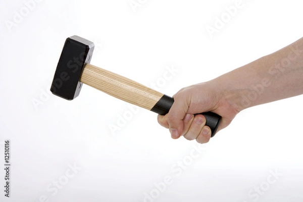 Obraz Using a hammer