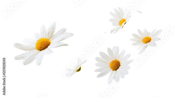 Obraz daisies isolated on white