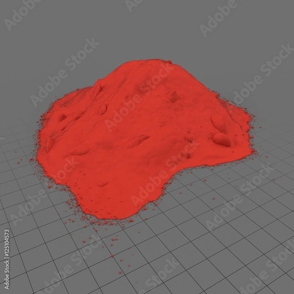 Fototapeta Red Curry Powder