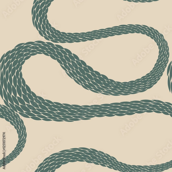 Obraz vector seamless decorative snake skin texture