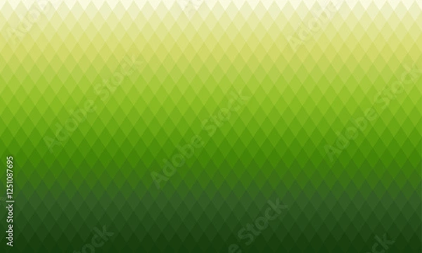 Fototapeta Green gradient abstract background rhombus shape pattern. Modern vector illustration.